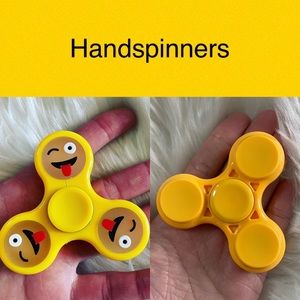 2 Yellow Handspinners